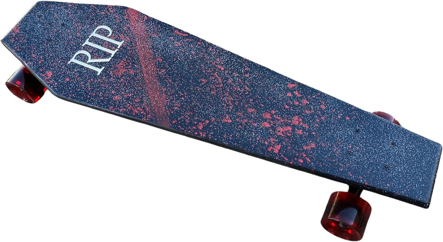 Coffin Bloody RIP Skateboard | Longboard | 30x9 | Coffin Croozer