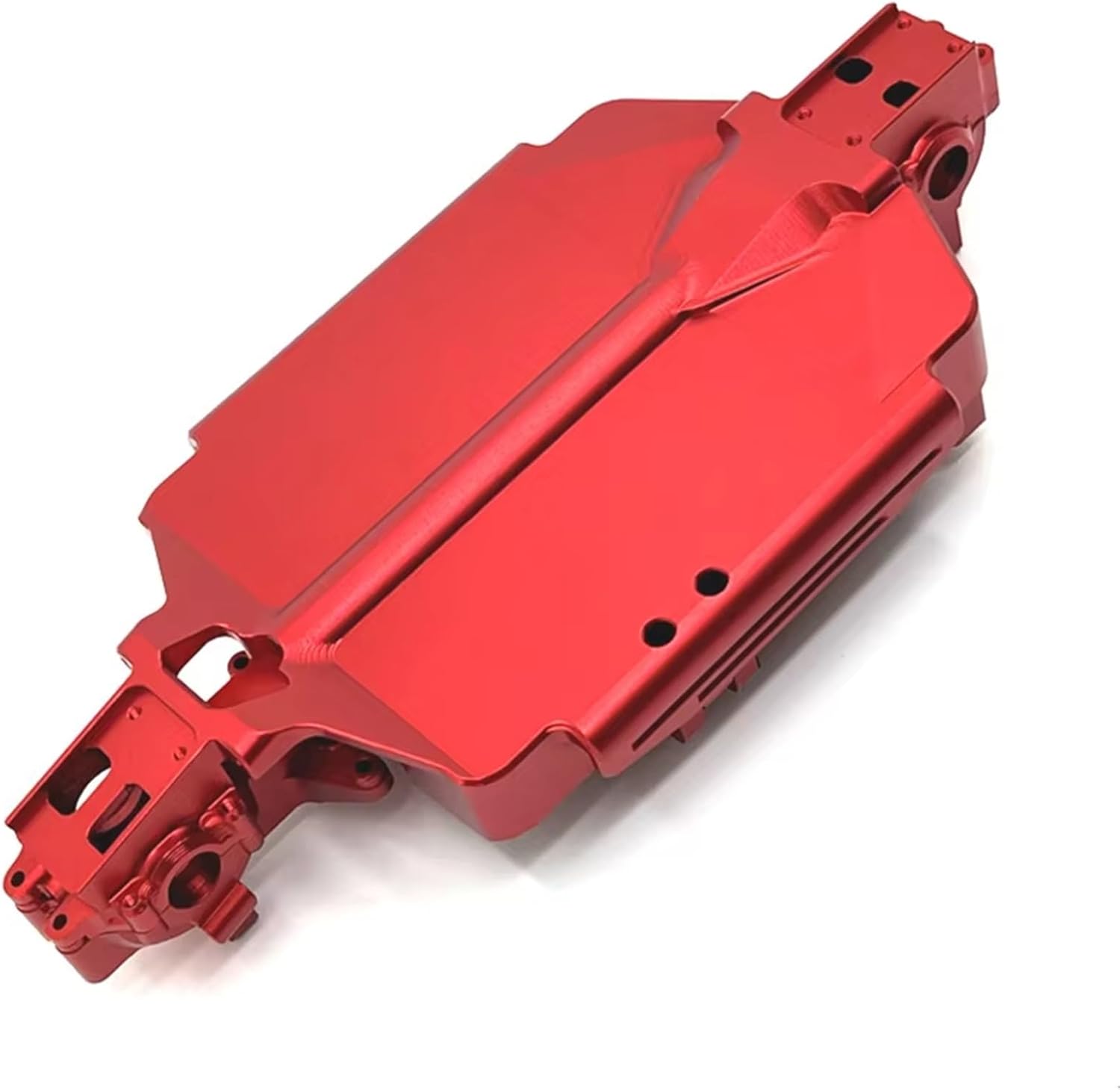 Compatible with MJX 16207 16208 16209 16210 H16 M162 1/16 RC Car Upgraded Parts Metal for Chassis Front and Rear Waveboxes RC Car Part Accessories(Red)