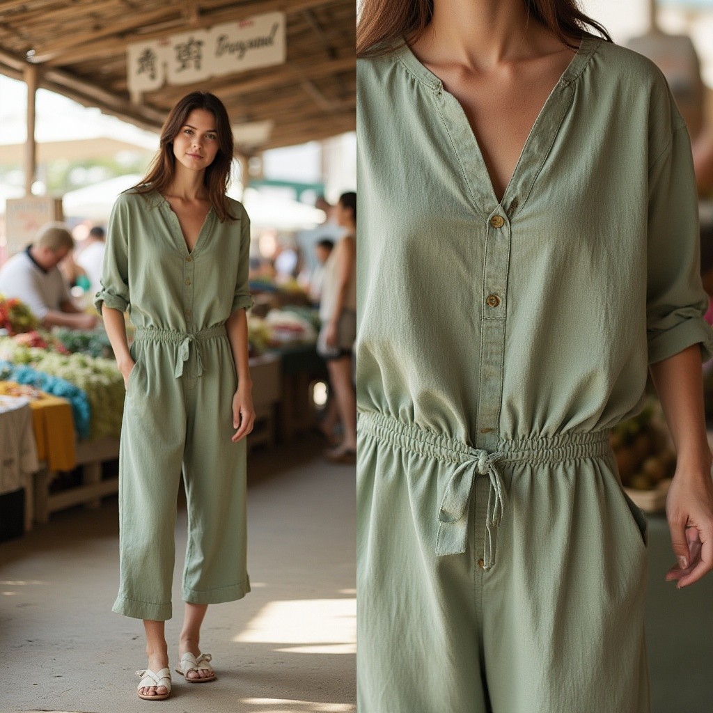 The Linen Jumpsuit // Fern