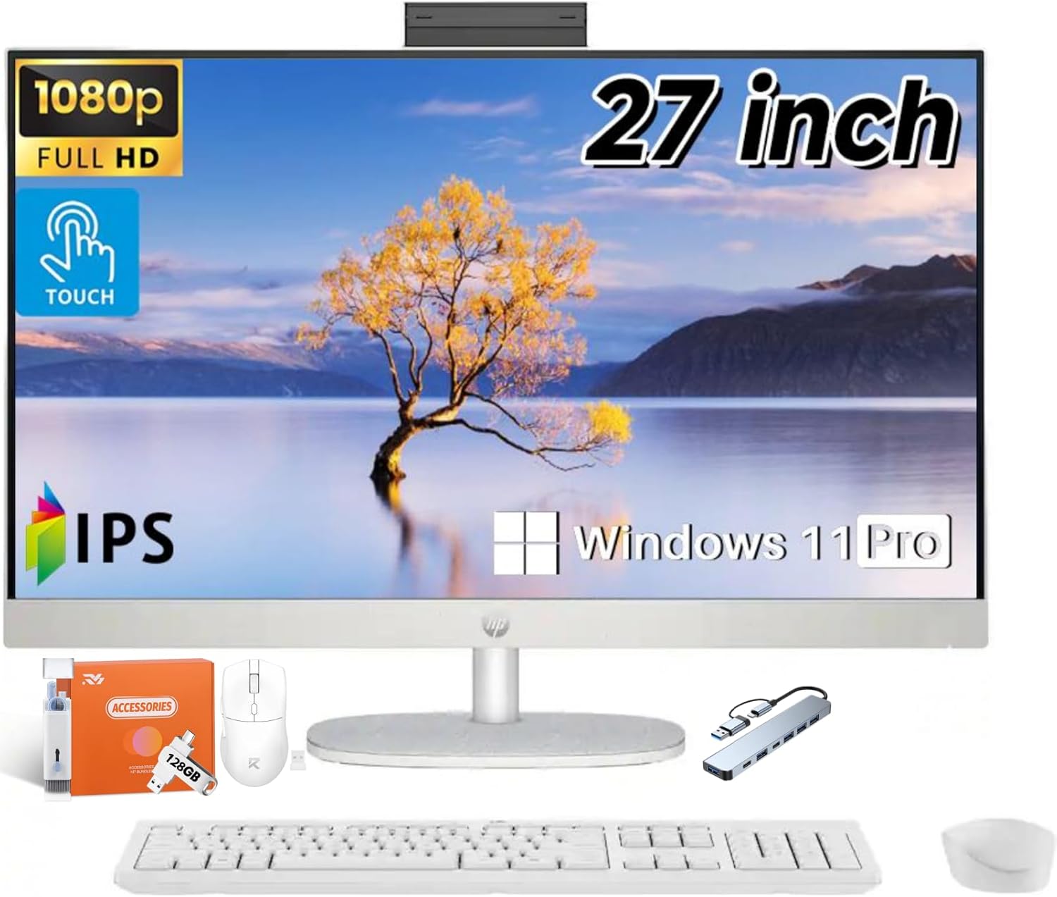 HP All in One Desktop Computer, 27