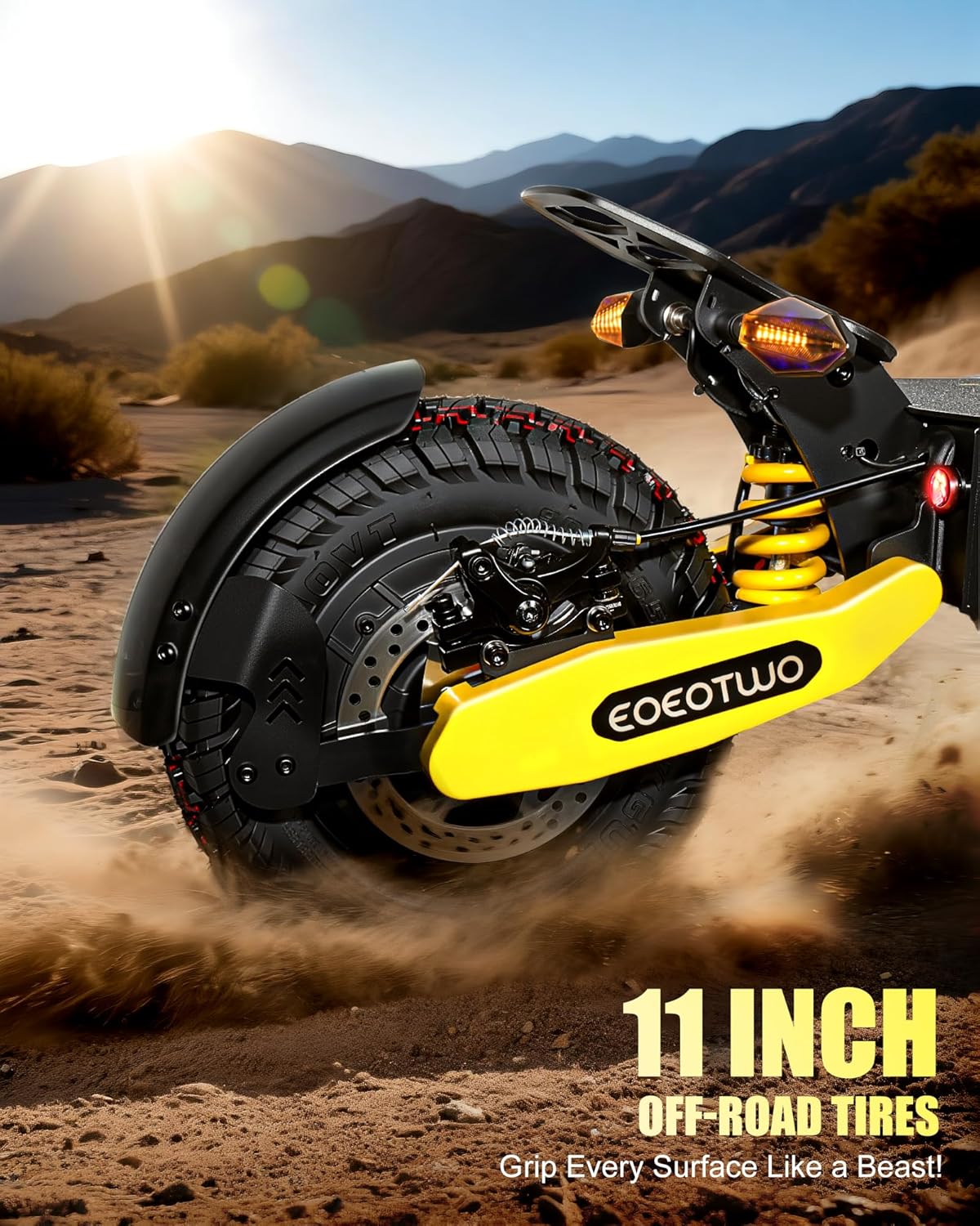 Off Road Electric Scooter for Adults, 1200W/2400W Motor E Scooter, Up to 31/40 MPH Top Speed & 20/43 Miles Long Range, 11