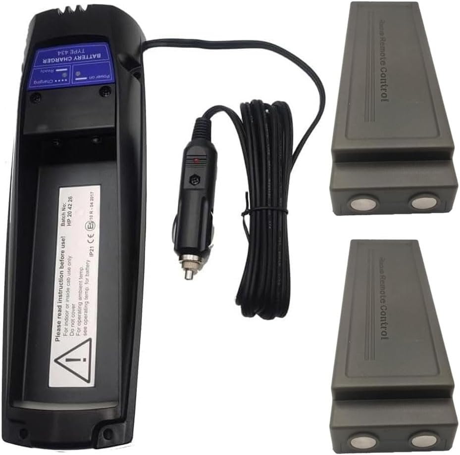 1PCS Scanreco 434 Battery Charger for Scanreco 590/592/960 7.2V 2000mAh NiMH Replacement Battery (1*Charger+2*Battery)