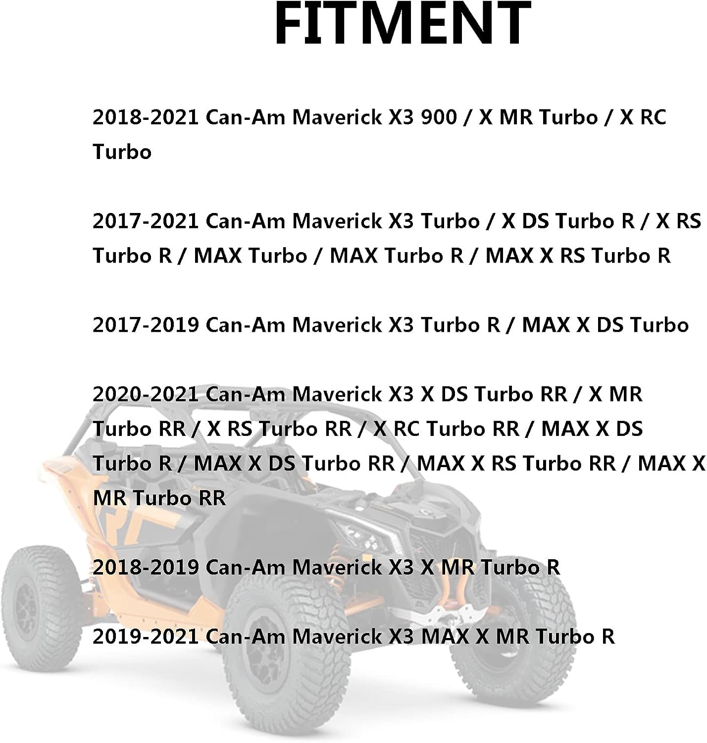 Full Windshield Scratch Resistant Compatible with 2017-2021 Can-Am Maverick X3 900 MAX X RS MR Turbo R