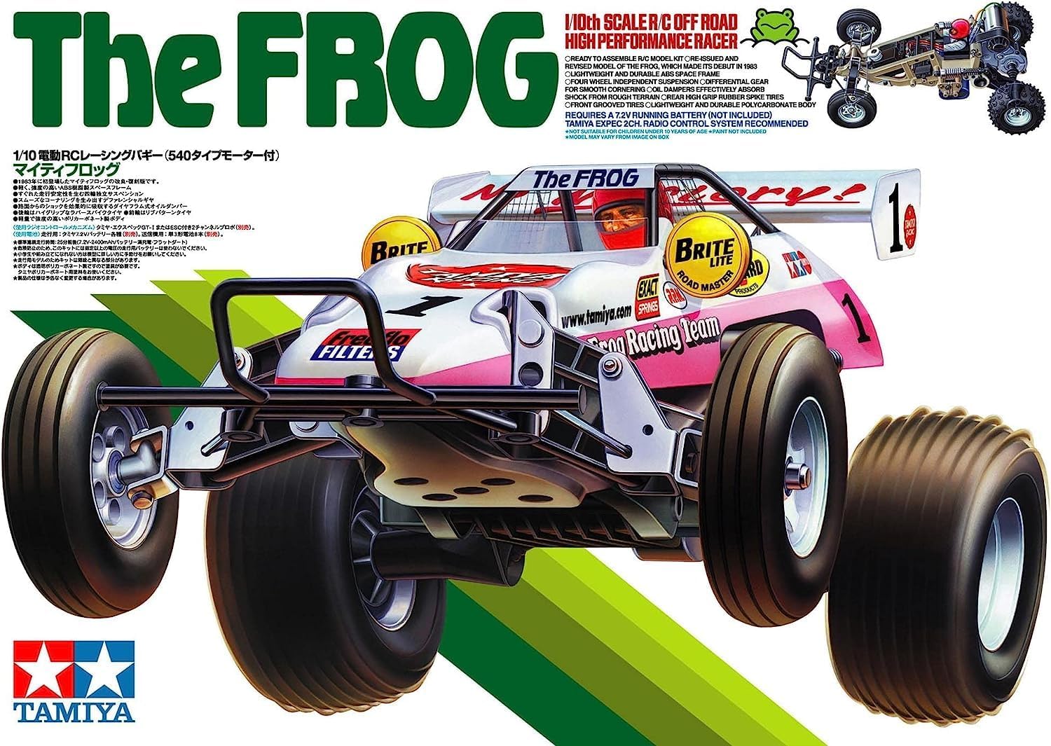 Tamiya 58354 1/10 Rc Frog Kit