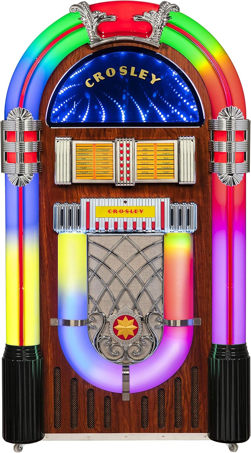 Crosley CR1215A-WA Full Size Digital Bluetooth Jukebox with CD