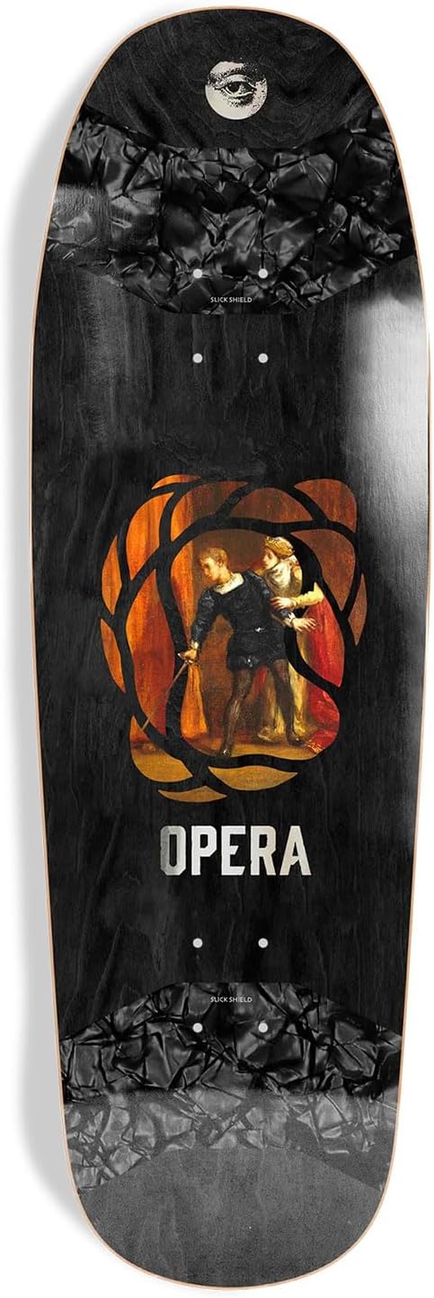 Op​era Back Stage Skateboard Deck 10 x 31.8 Slick - Assembled AS Complete Skateboard