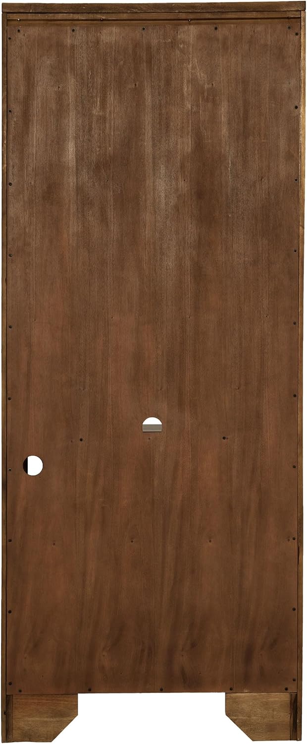 First of a Kind Hartshill 78-inch 5-Shelf Bookcase Burnished Oak