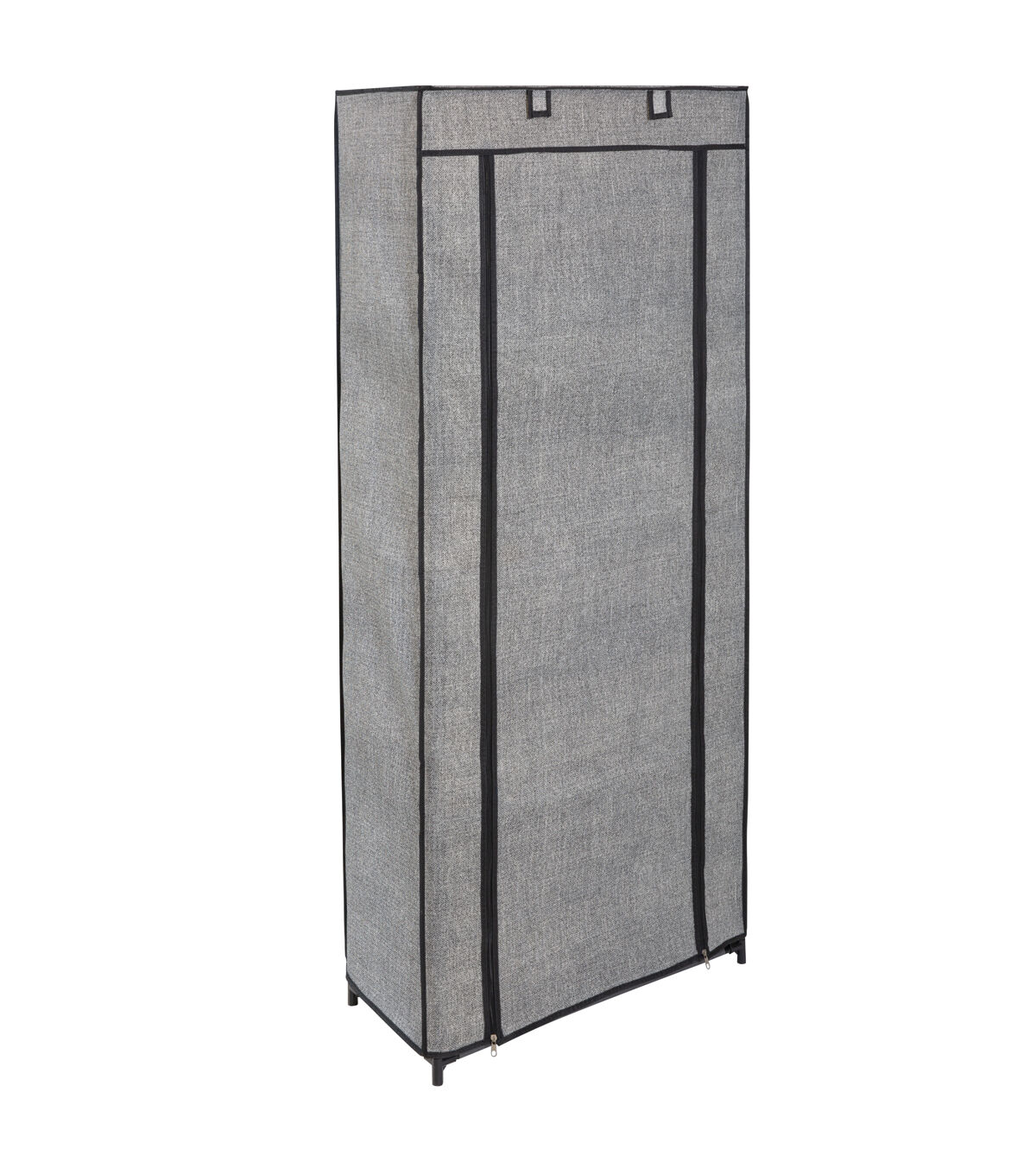 Simplify 55 Gray 8 Tier Shoe Organizer With Cover