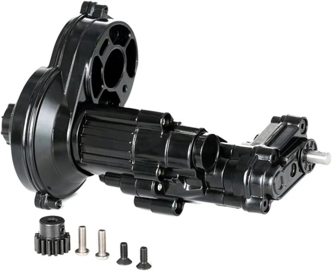 RC car Components Compatible with Axial for SCX10 II 90046 90047 1/10 RC Crawler Car Upgrade Parts Aluminum Transmission Complete Gearbox