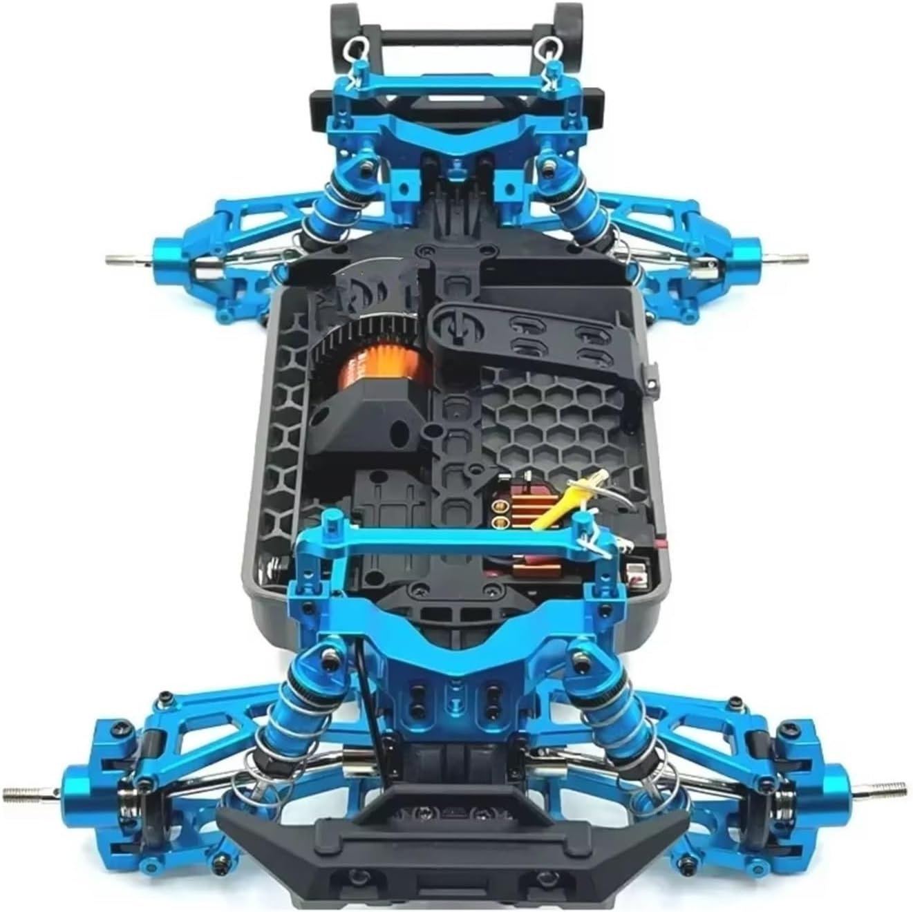 RC Cars Models For HSP 14321 14322 14331 14332 14421 14422 14431 14432 C8802 YDJ-D879 1/14 RC Car Parts Metal Upgrade Accessories Parts Replacement(Yellow)