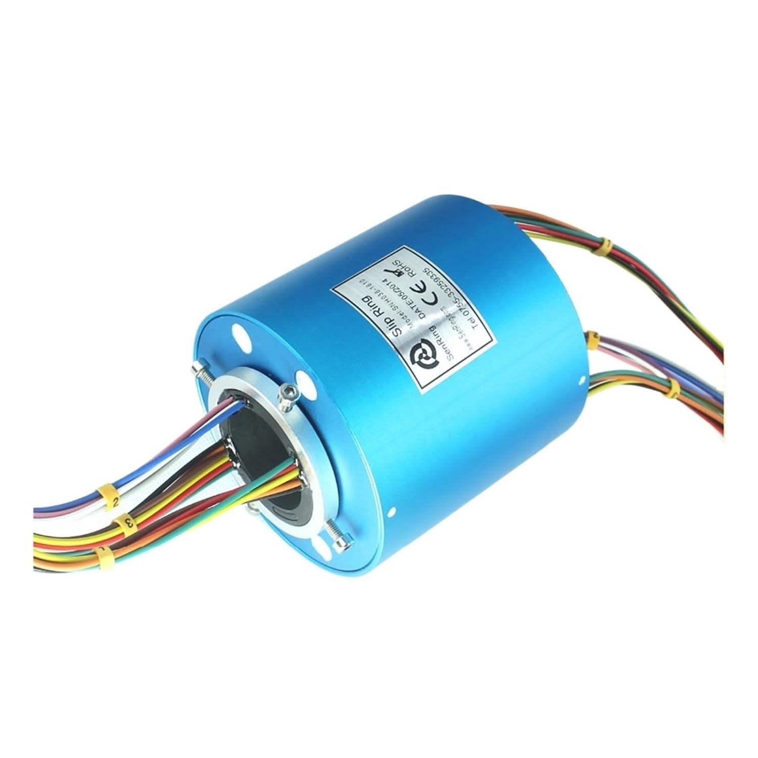 18 Circuits 10A Slip Ring Hole Size 38.1mm 300RPM of Through bore Slip Rings