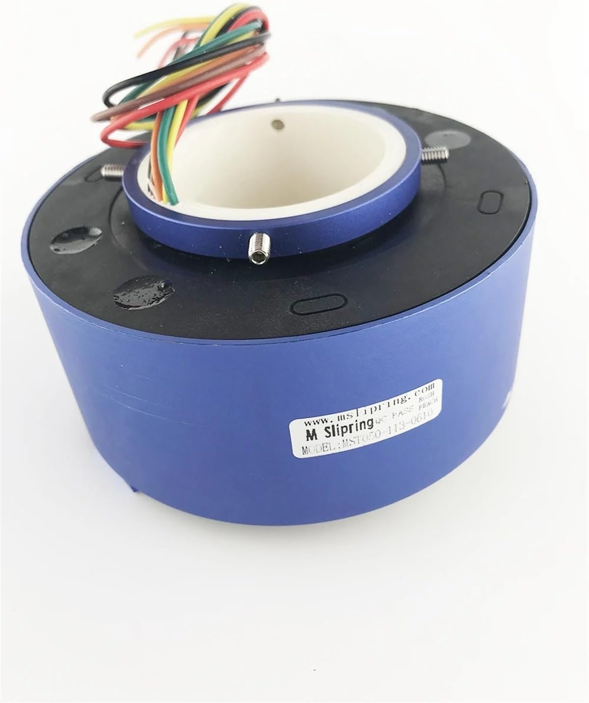 1PCS Hole Slip Ring 2/4/6/8/12 Channel 1.5/2/10A Hollow Slipring OD 22/54/86/99/119mm Diameter 5mm/7mm/12.7mm/25.4mm/38.1mm/50mm(50x113mm 6ch 10A)