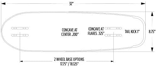 Spark Complete - Longboard Skateboard, Waterproof, Durable, Lightweight, Cruiser, by Moonshine Manufacturing (Complete with Trucks & Wheels)