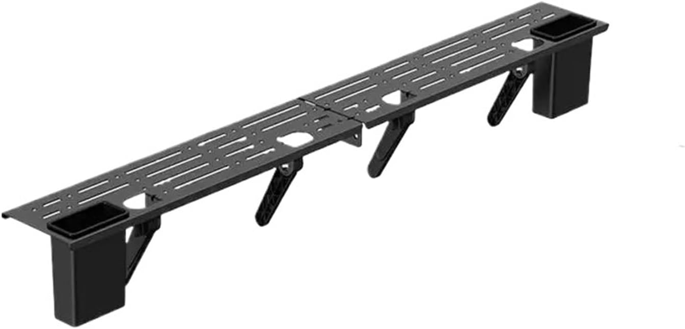 TV top shelf punch-free monitor top shelf adjustable desktop computer monitor stand sturdy platform storage stand