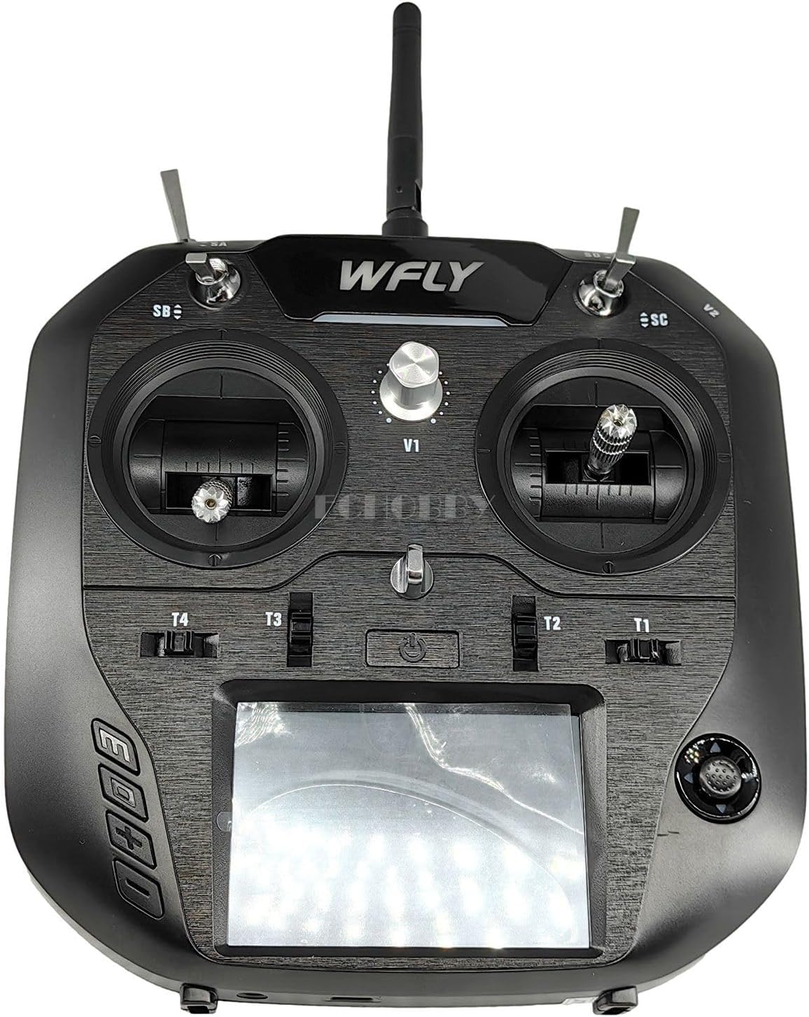 WFLY ET07 +RF207S 10Ch Digital Proportional RC System for Airplane Glider Helicopter Multi-Rotors Vehicle Ship (Mode 2 (Left Hand Throttle))