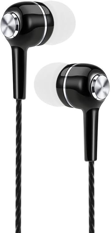 Maeline Bulk Earbuds Headphones with Microphone, Noise Isolating Bass Stereo Tangle Free Wired Earphones, Compatible with Android, iPhone, iPad, Laptops, MP3, Fits 3.5mm - 400 Pack - Wholesale Bundle