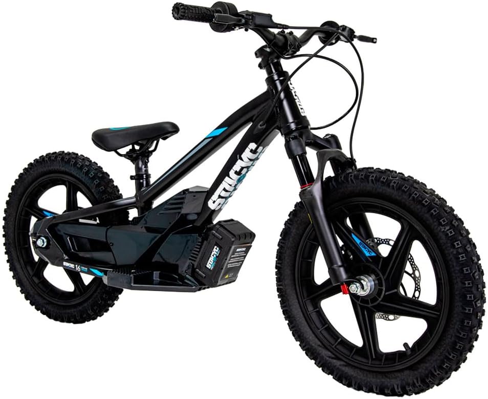 STACYC Brushless 16eDRIVE Elite Electric Balance Bike for Kids Ages 6-8 Years Old
