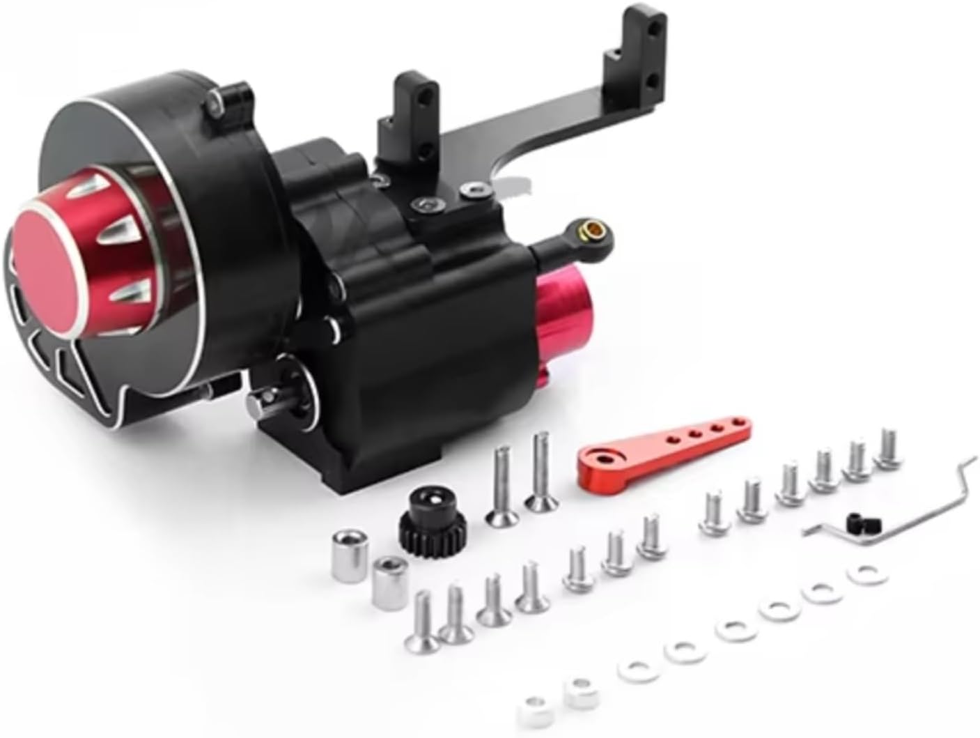 RC Gearboxes For Axial For SCX10 I II III 1/10 Scale Metal 2 Speed Shiftable Transmission Gearbox Upgrade RC Crawler Car