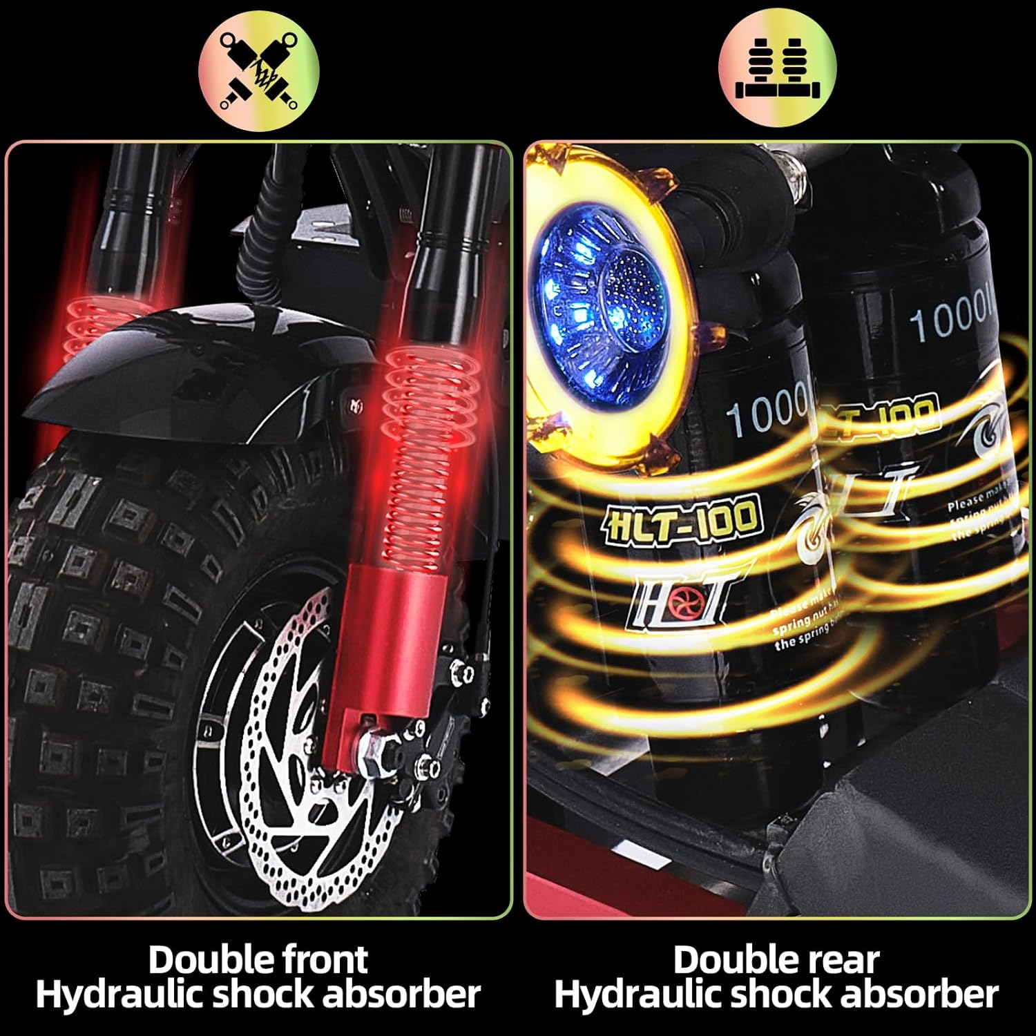 8000W Dual Motor Electric Scooter for Adults - 56 MPH 90 Mile Range 14