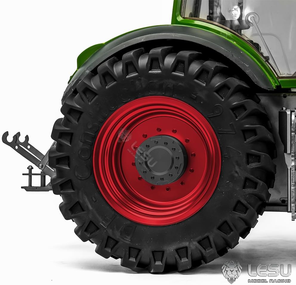 TOUCAN RC HOBBY 1/16 LESU Metal Chassis 4X4 Differential Lock for 1050 RC Tractors DIY Car Model