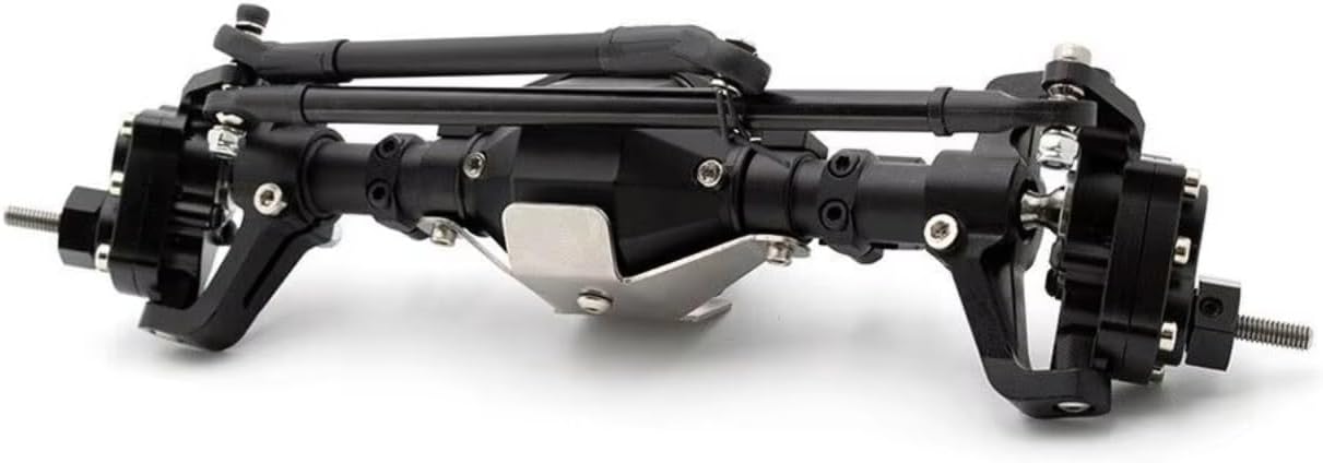 Rc Crawlers Axles For Axial For SCX10 II For Racing AR44 1/10 Aluminum Portal Front Rear Axle Complete Set Upgrades Parts Accessories RC Crawler Car(Front)