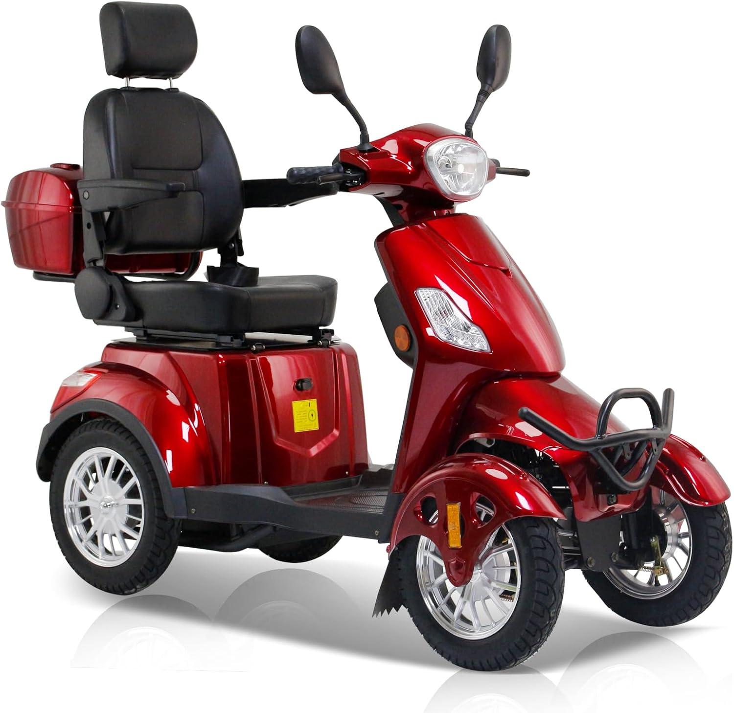 Mobility Scooters for Seniors,Heavy-Duty 4 Wheel Mobility Scooters for Travel,500LBS Capacity 800W All Terrain Handicap Scooters for Adults