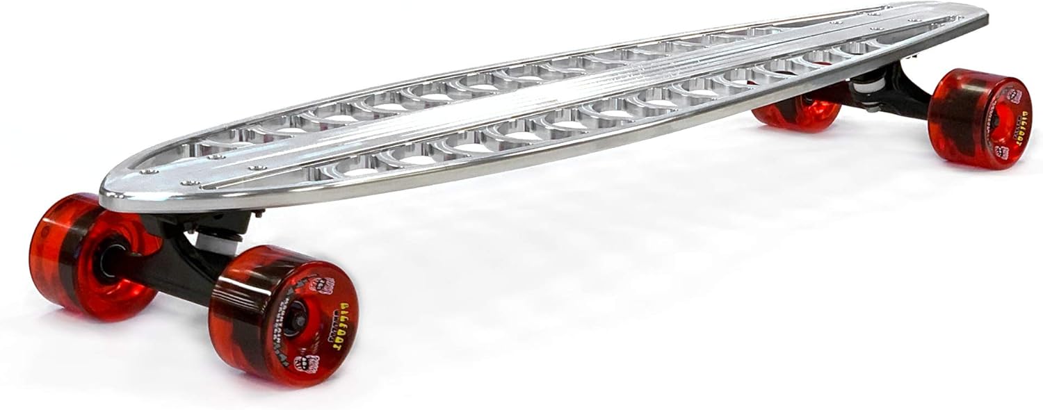 UTV INC 36 inches Billet Aluminum CNC Machined Longboard Skate Board Complete