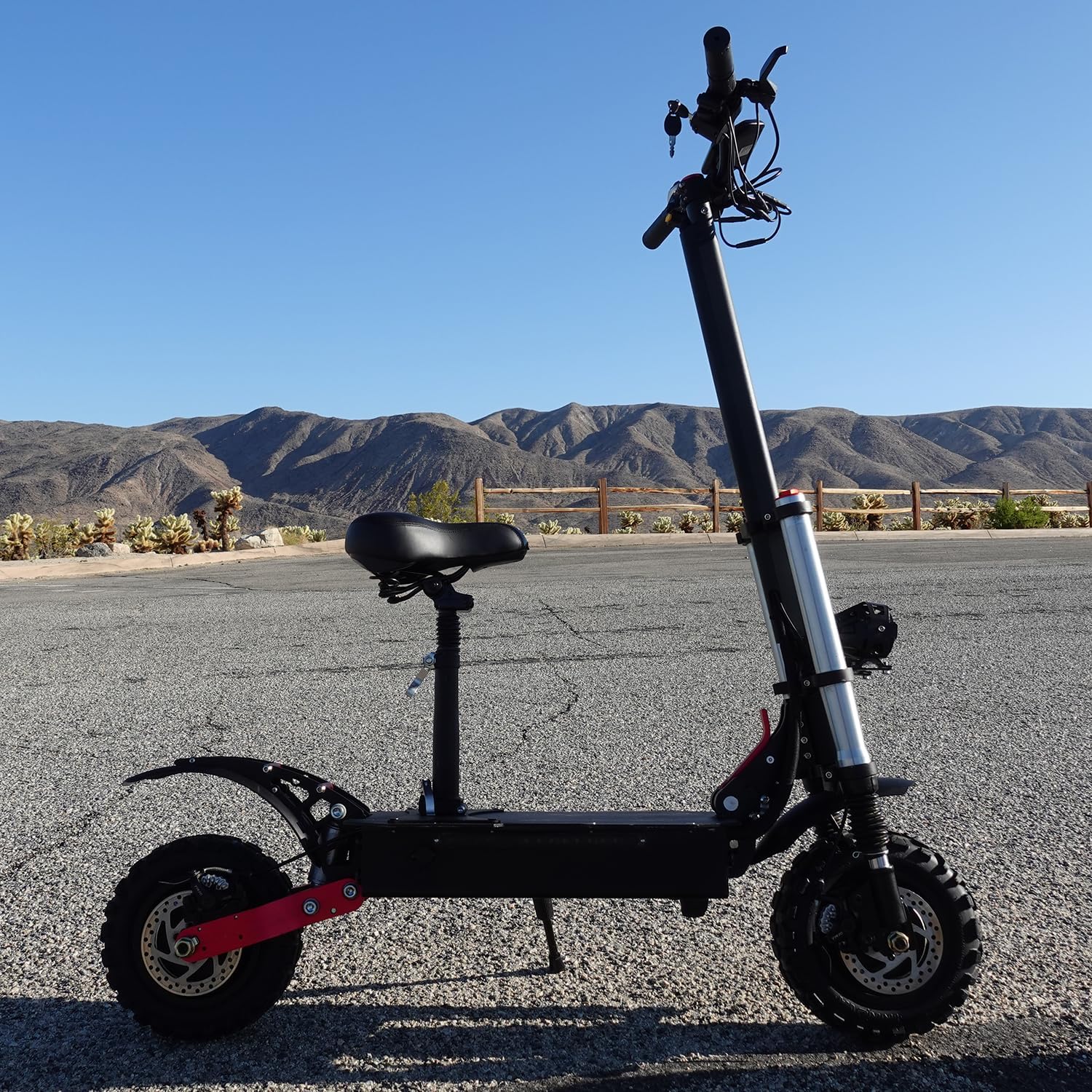 X60 Electric Scooter for Adults, 72V 6000W Dual Motor, 50 MPH Max Speed & 50 Miles Range, 11 Inch Off-Road Tire, Hydraulic Damper, 400 Lbs Max Load Heavy Duty Electric Scooter with Seat