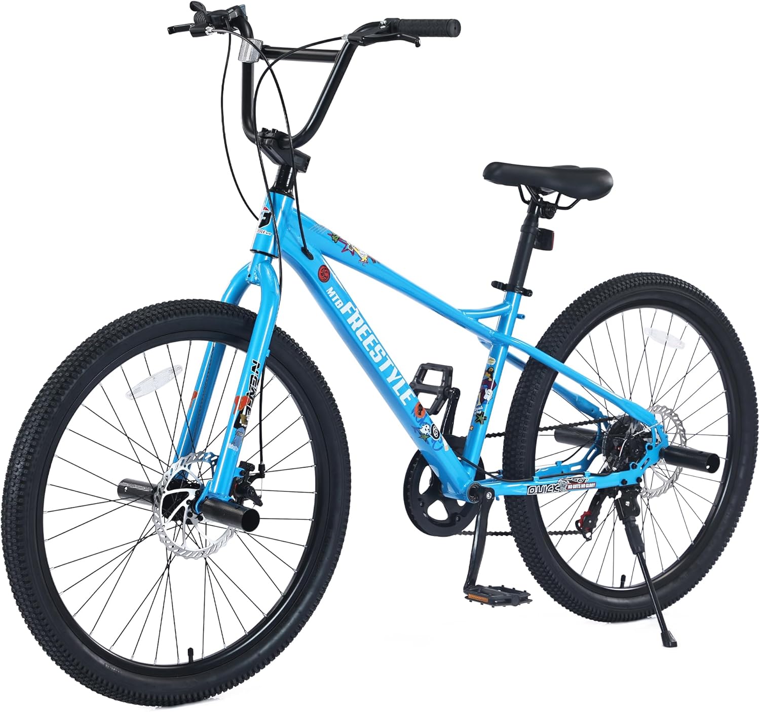 26 Inch Mountain Bike for Kids Ages 12+ Years Old,MTB 7 Speeds Bicycle,Dual Disc Brake Kids' Bicycles for Boys Girls,Multiple Colors