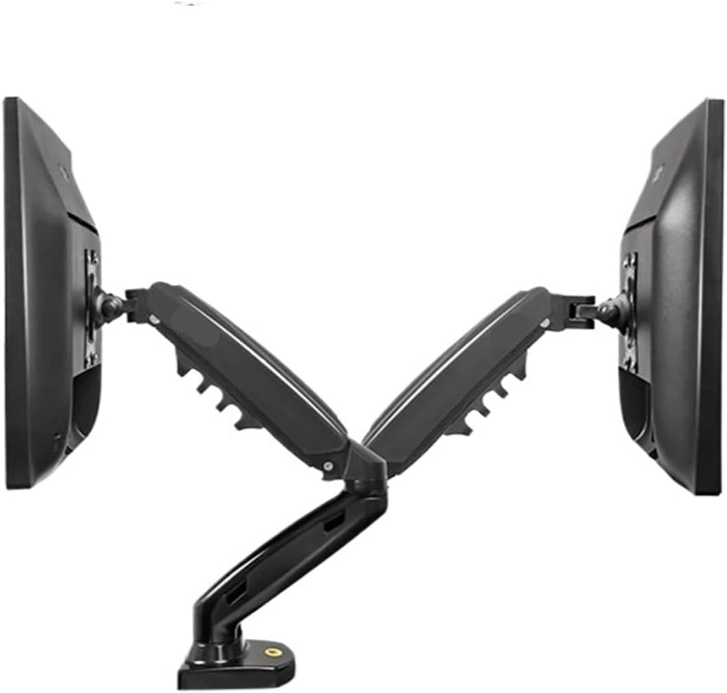 F160 Dual Monitor Stand Full Motion Double Arm Monitor Stand 17-30 Inch Monitor Mounting Bracket Loads 2-9kg Each(With 2xUSB3.0)
