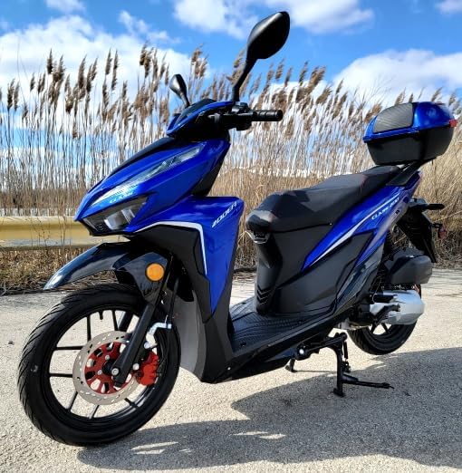 GSI Racing Clash 200 EFI Scooter (Black)