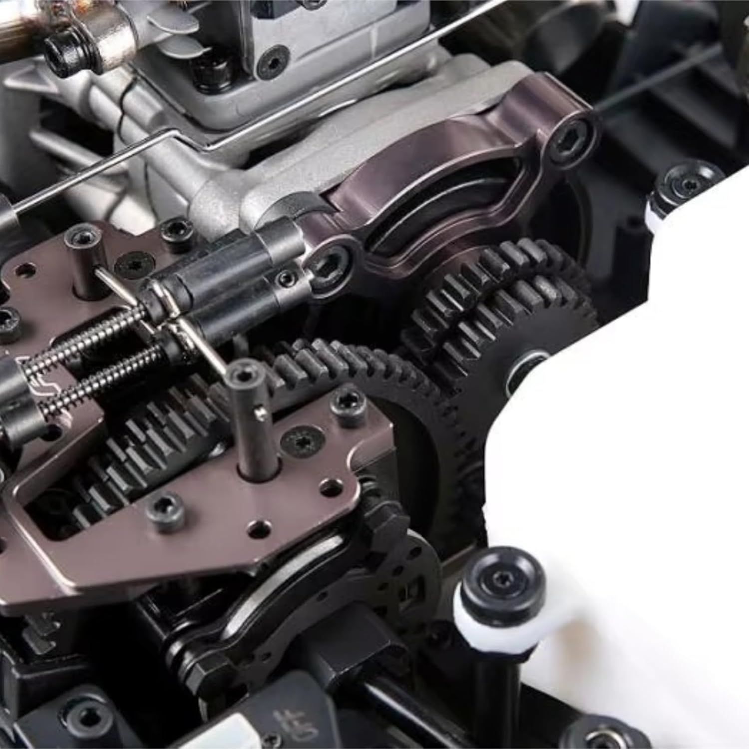 RC Car Parts Compatible with Rovan F5 MCD XS-5 1/5 RC Car Upgrade Parts 2-for Speed Transmission Gear Set (24T:63T / 29T:58T)