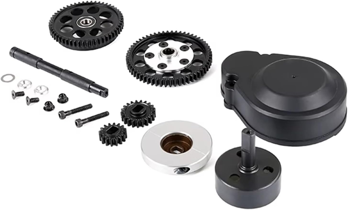 RC Car Accessories Compatible with GTB for Racing for Hpi for ROFUN for ROVAN for KM for Baja 5B 5T 5SC RC Car Parts Two for Speed Transmission Gear Set