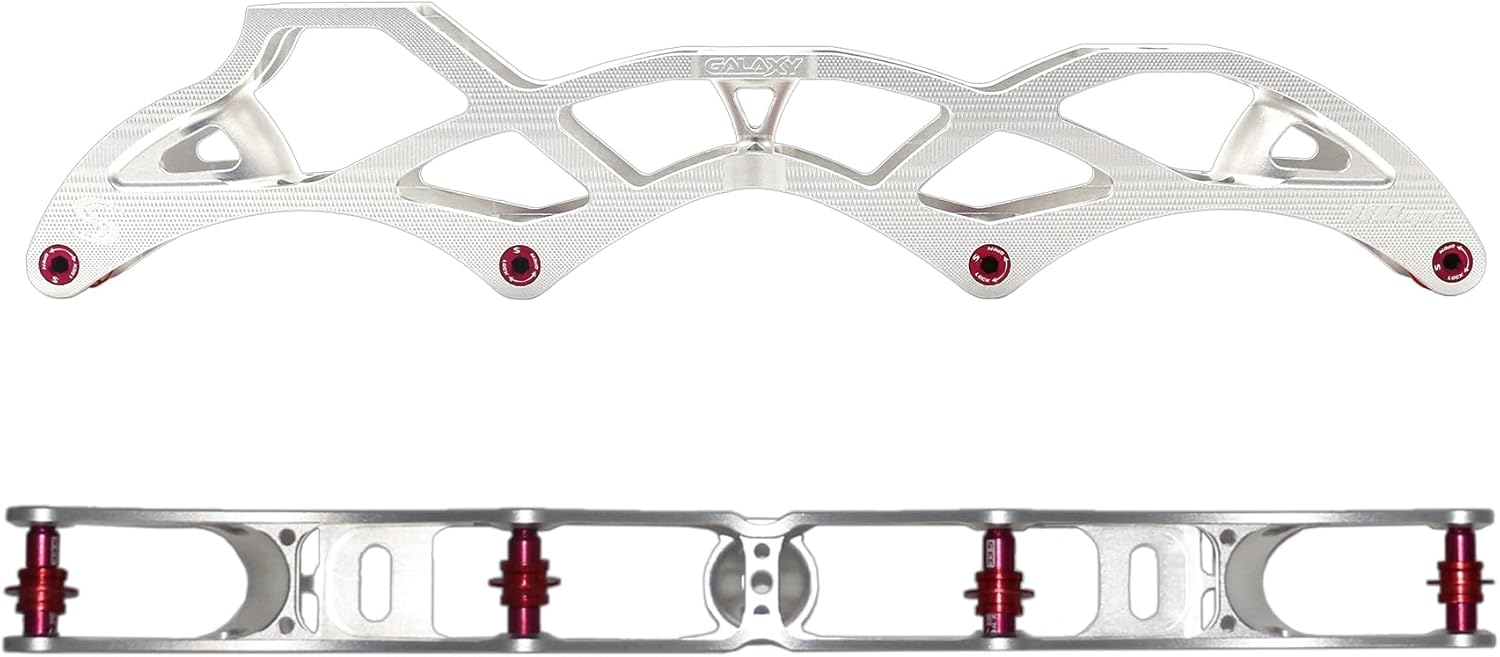 Galaxy 7075 Aluminum Inline Speed Skating Frame, CNC Machined Racing Frame, 4x110mm, 13.2in/195mm Mount, Ultra Lightweight Competition Design