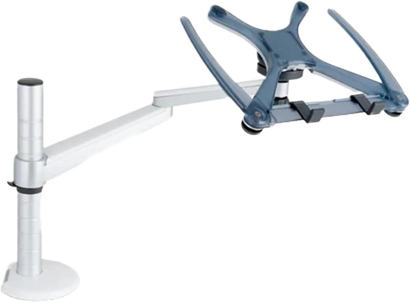 360 Rotating Aluminum Alloy 2-in-1 Stand + Laptop Stand Double Arm Office Desktop Laptop Stand OA-1S