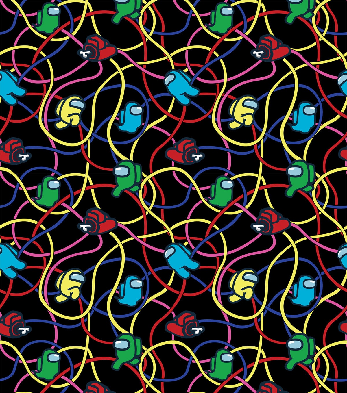 Among Us Emergency Meeting Cotton Fabric