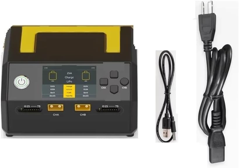 for Dual - Channel Drone Battery Charger | Tattu TA1000 G Tech | 25A×2, 1000W, 1S 7S