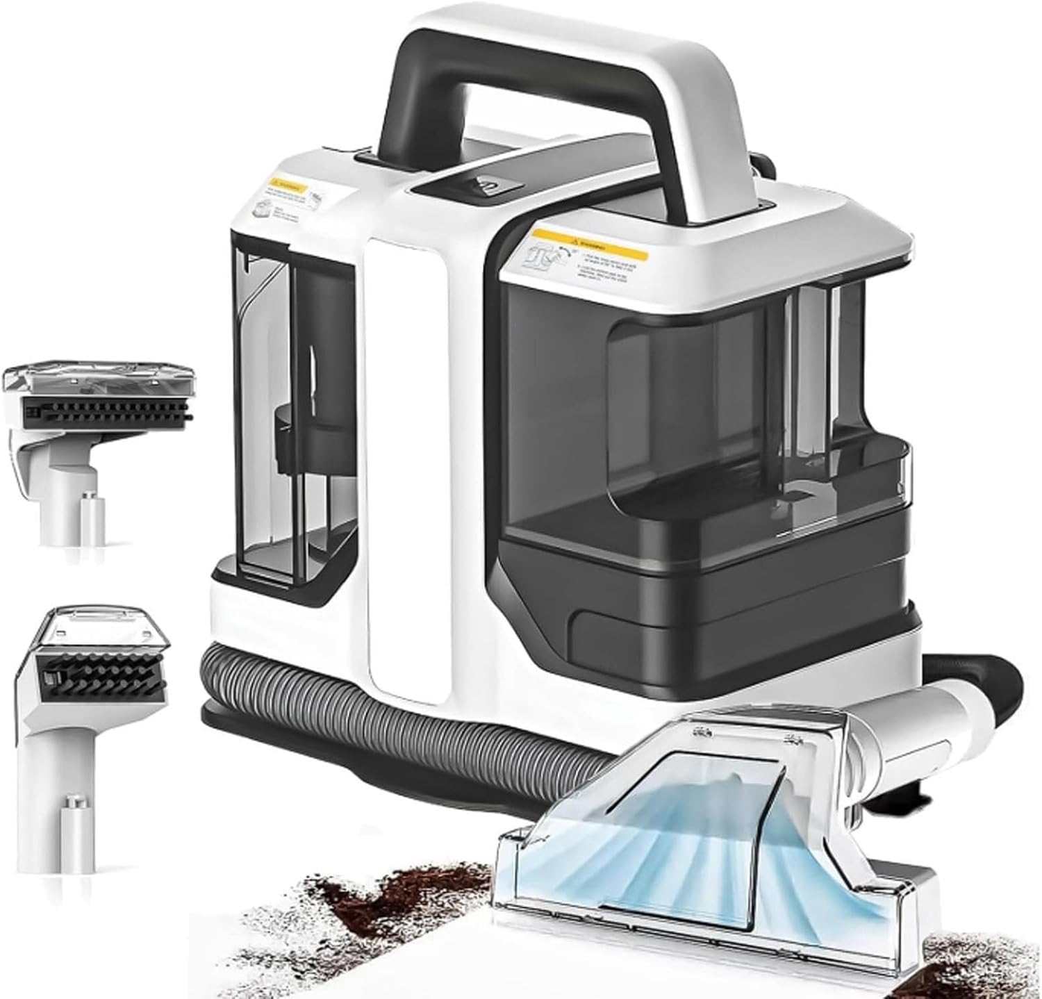 Carpet Spot Cleaner Household Pet Special Stain Cleaner, Car, Upholstery, Sofa and Carpet Cleaning Machine, Handheld, Corded, Dual Removable Water Tanks, Powerful Suction