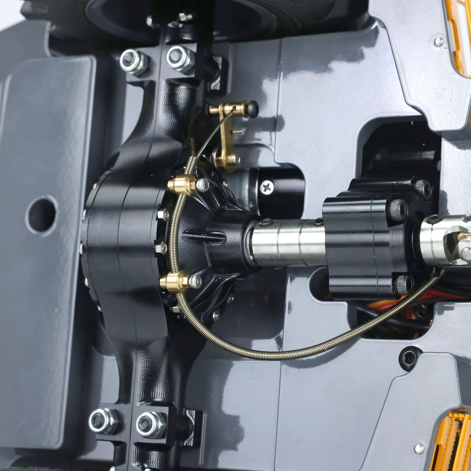 TOUCAN RC HOBBY 1/14 LESU 4 * 4 6MDX RC Hydraulic Articulated Dumper Truck Differential Lock Axles