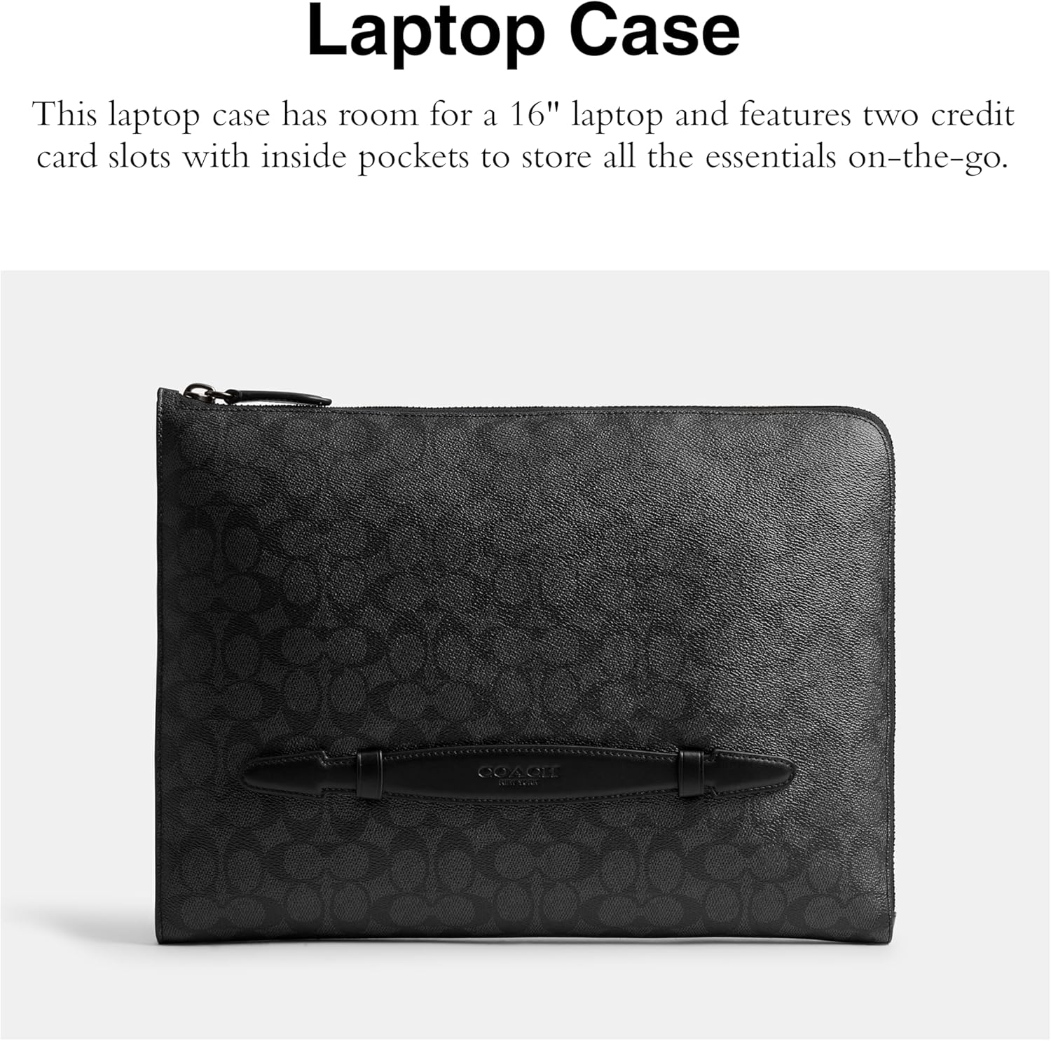 Laptop Case in Signature Coated Canvas