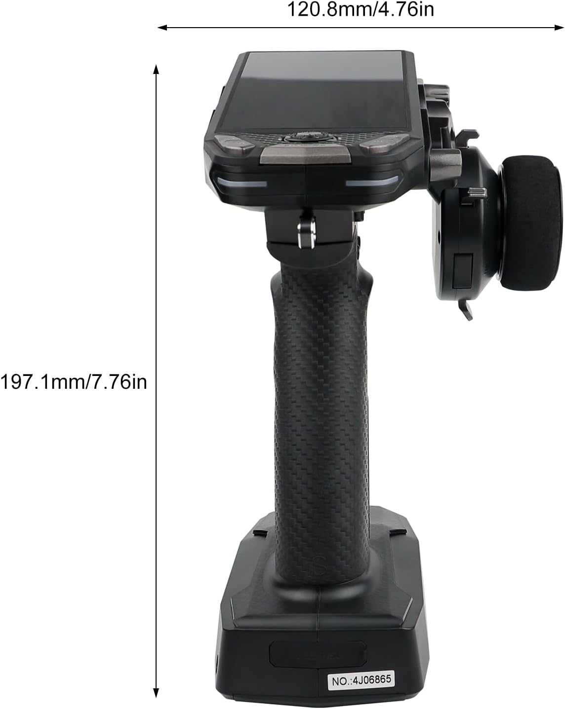 Jonlaki 2.4GHz Dual Antenna Transmitter with 3.5 Inch IPS Screen for RC Cars and Boats, Ergonomic Design with Support (FS-G11P+FS-R11P Set)