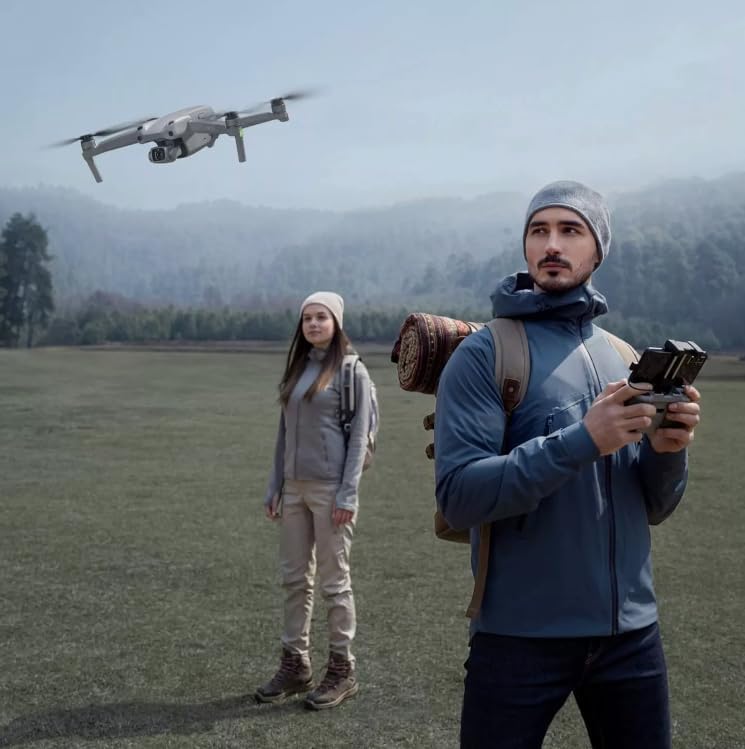 DJI Air 2S Fly More Pro Vlogger Combo with DJI RC, Drone with 3-Axis Gimbal Camera, 5.4K Video, 1-Inch CMOS Sensor, 4 Directions of Obstacle Sensing, 31 Mins Flight Time, 12km 1080p Video Transmission, Two Extra Batteries
