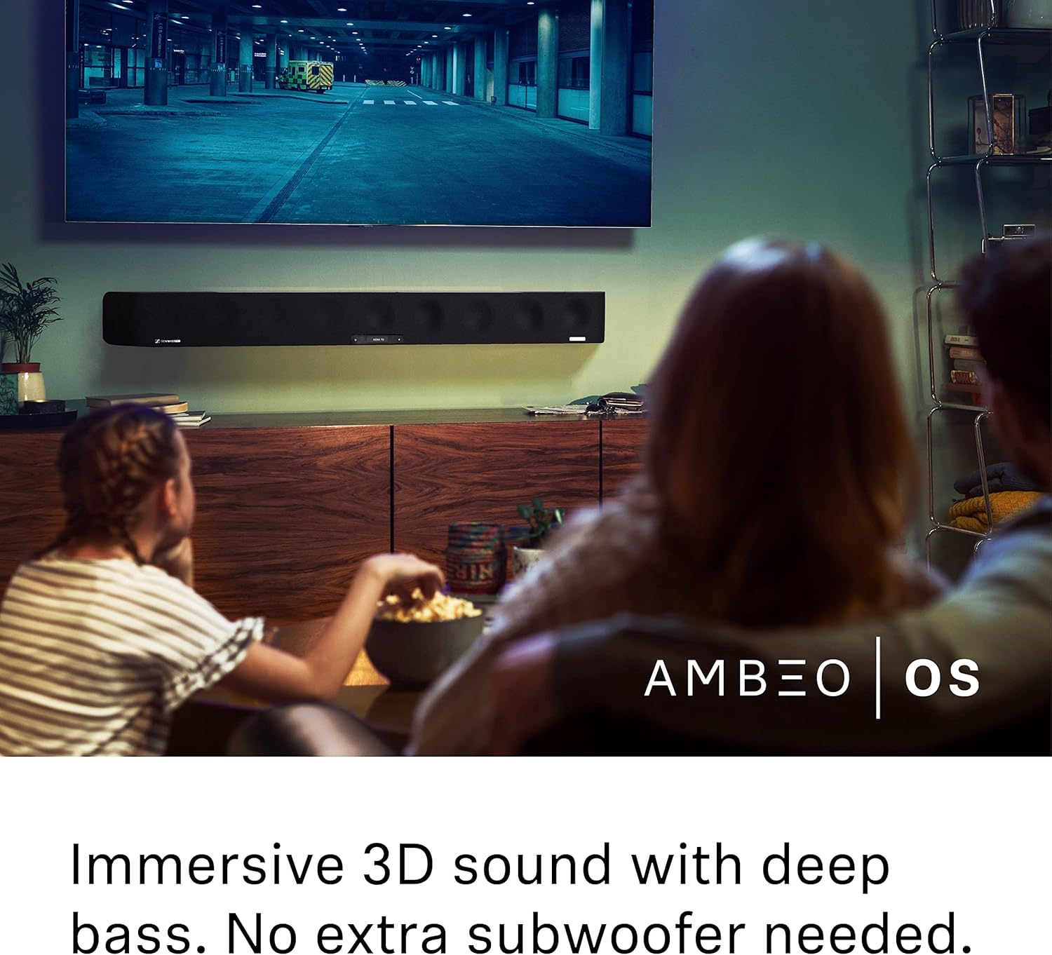 SENNHEISER AMBEO Soundbar Max - Soundbar for TV with 13 Speakers - 5.1.4 Sound Experience with Dolby Atmos & DTS:X
