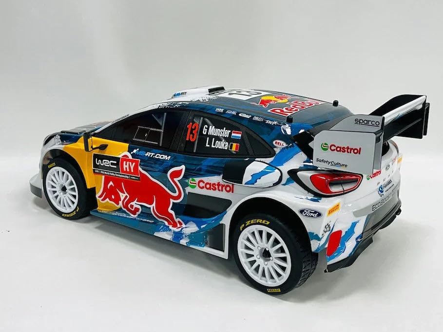 CEN Racing 2024 M-Sport Puma Rally 1 RTR with Brushless Motor, Sensorless Water-Proof ESC - Remote Control Car, RC Racing Car, RC Rally 1/8 Scale On Road Full 4WD Without Battery for Adults