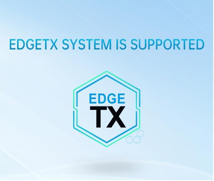 V16 ELRS FPV Drone Remote Controller Hall Gimbals Radio Transmitter, 16 Channels, 2.4G, Mode 2, for RC Drone (Black)