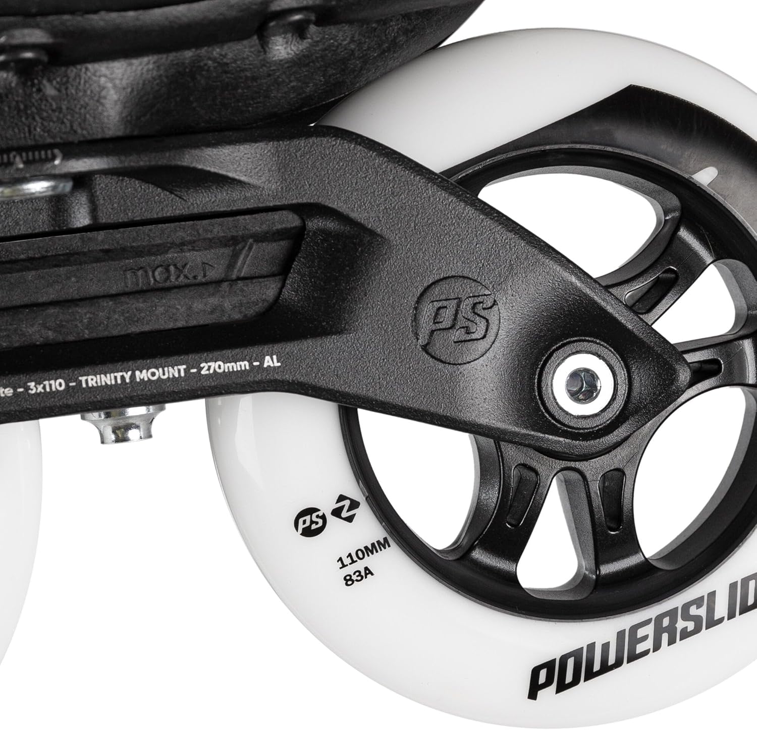 PS Phuzion Argon Syncro 110 Skates Black Mens 11.0 (45)