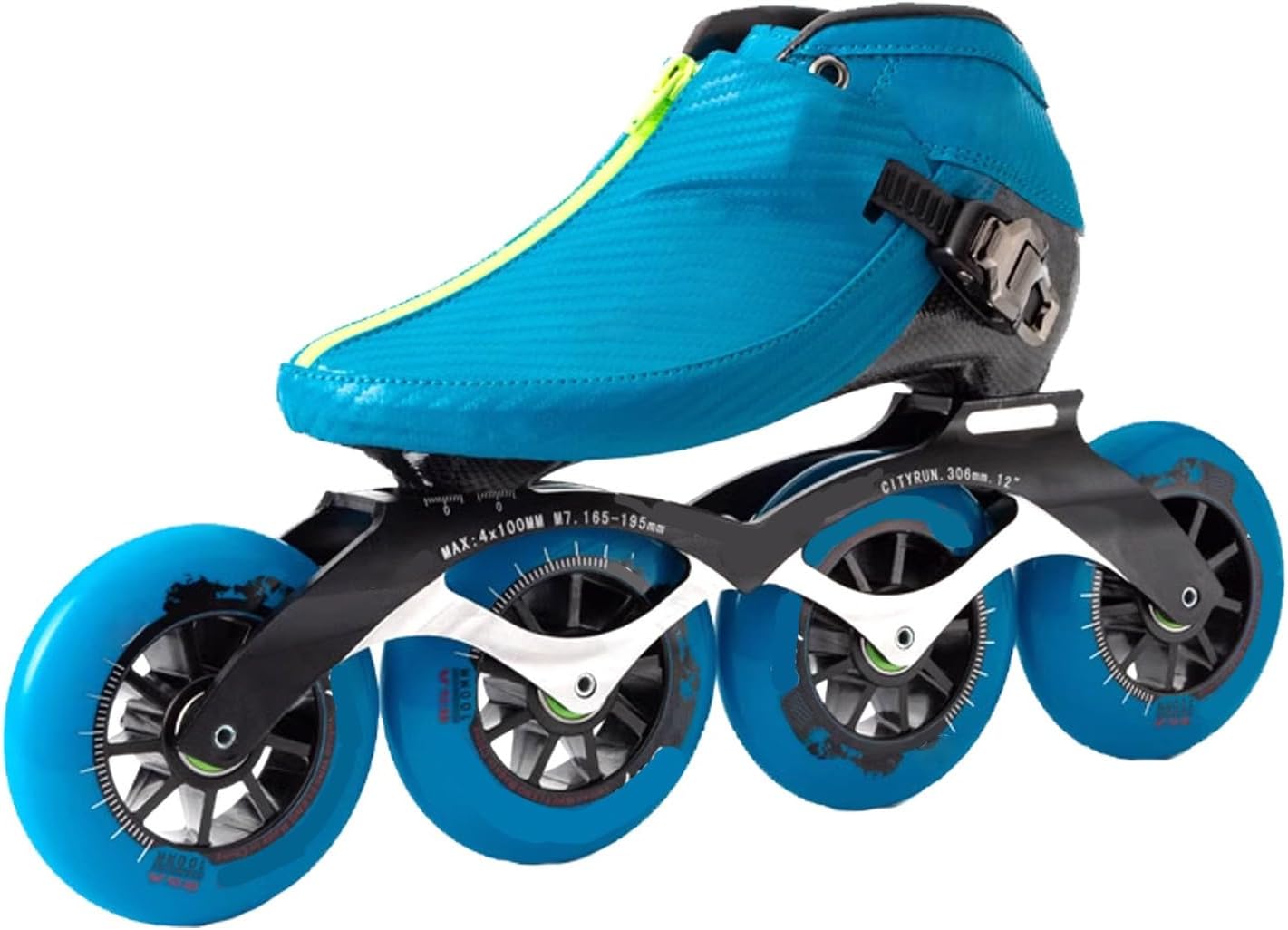 Professional Inline Speed Skates for Adults, Carbon Fiber Speed Inline Roller Skates Men Women, Lightweight Adjustable Racing Inline Skates, Unisex