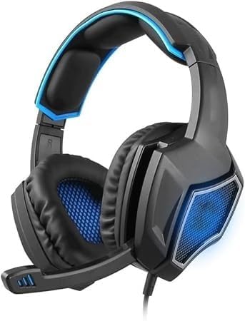 Game Headset,Gaming Over-Ear Headphone with Mic Head-Mounted Computer Gaming Headset with Microphone Noise Reduction