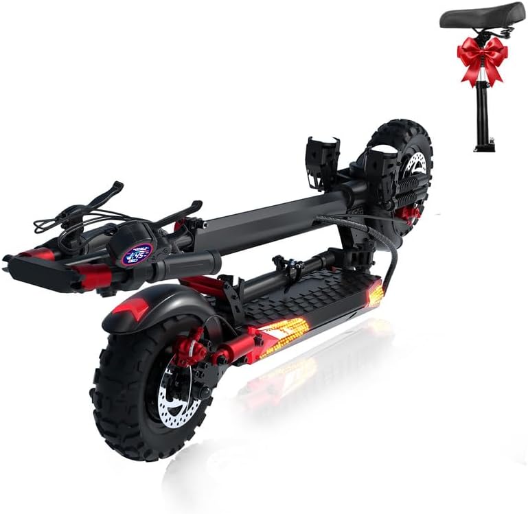 Electric Scooter 900W to 1600W Motor 48V18ah Battery Folding Electric Scooter for Adults 11 Inch Tires Top Speed 30 to 34 MPH Long Range Up to 37 Miles Perfect for Commuting and Leisure