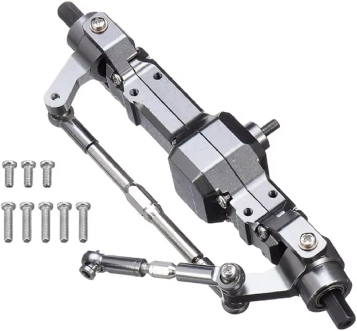 RC Models Parts For WPL For JJRC FY For Henglong 1/16 Remote Control Car RC Metal Upgrade Front Axle Assembly Parts Replacement